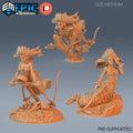 Seahorse Mermaid DND miniatures group photo Treasure Hunt