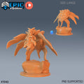 Giant Sea Turtle Option #1940 front DND miniature Treasure Hunt 16k resin