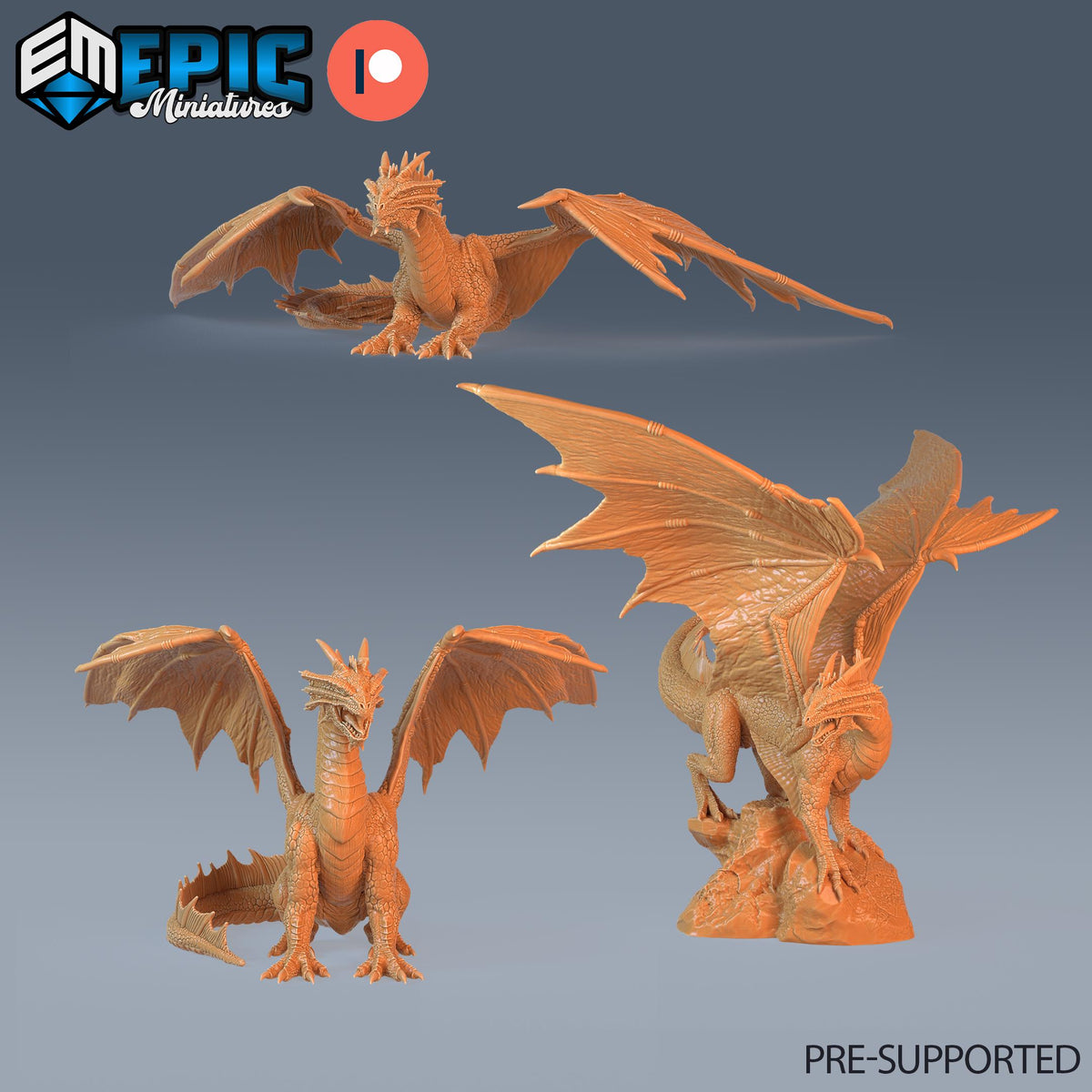 Bronze Dragon DND miniatures group photo Treasure Hunt