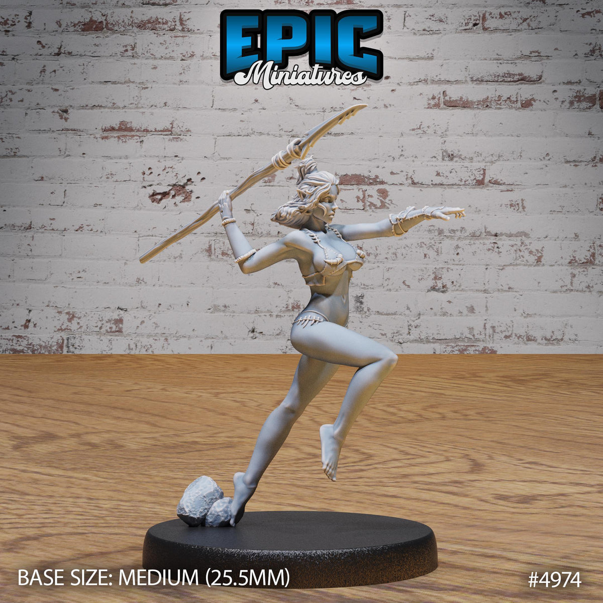 Orc Fisher Female DND miniature Savage Attack photo 6