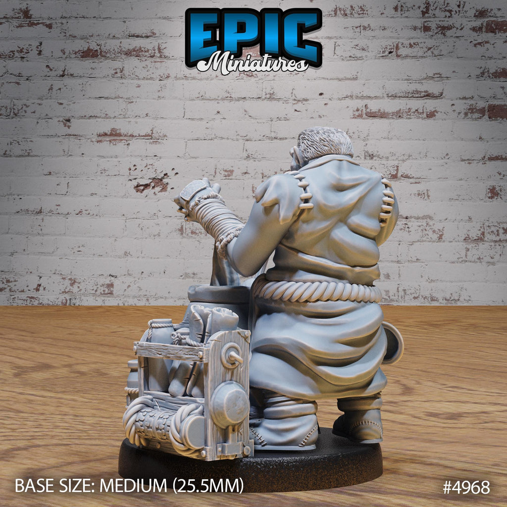 Gray Orc Alchemist Option #4968 back DND miniature Savage Attack 16k resin