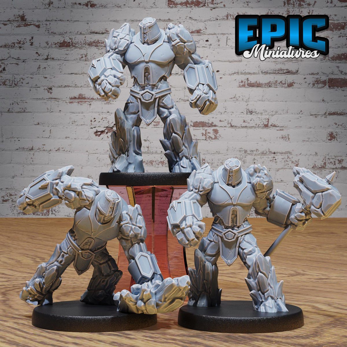 Myrmidon Earth Set of 3 DND miniatures group photo Savage Attack