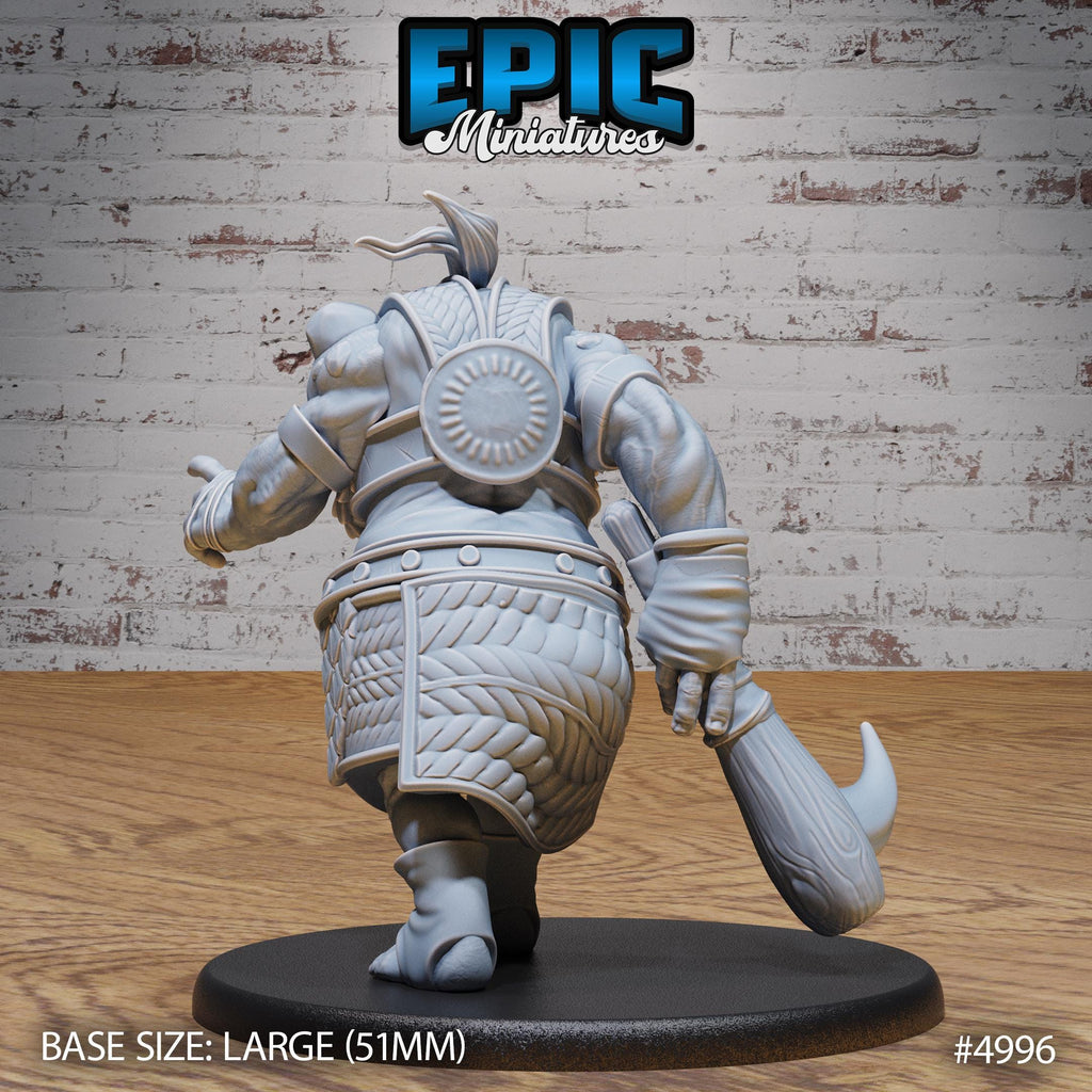 Orog Female Option #4996 back DND miniature Savage Attack 16k resin