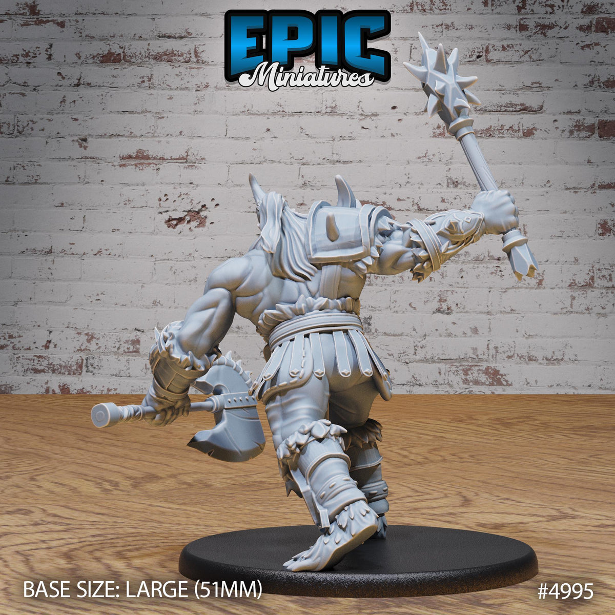 Ogrillon Option #4995 back DND miniature Savage Attack 16k resin