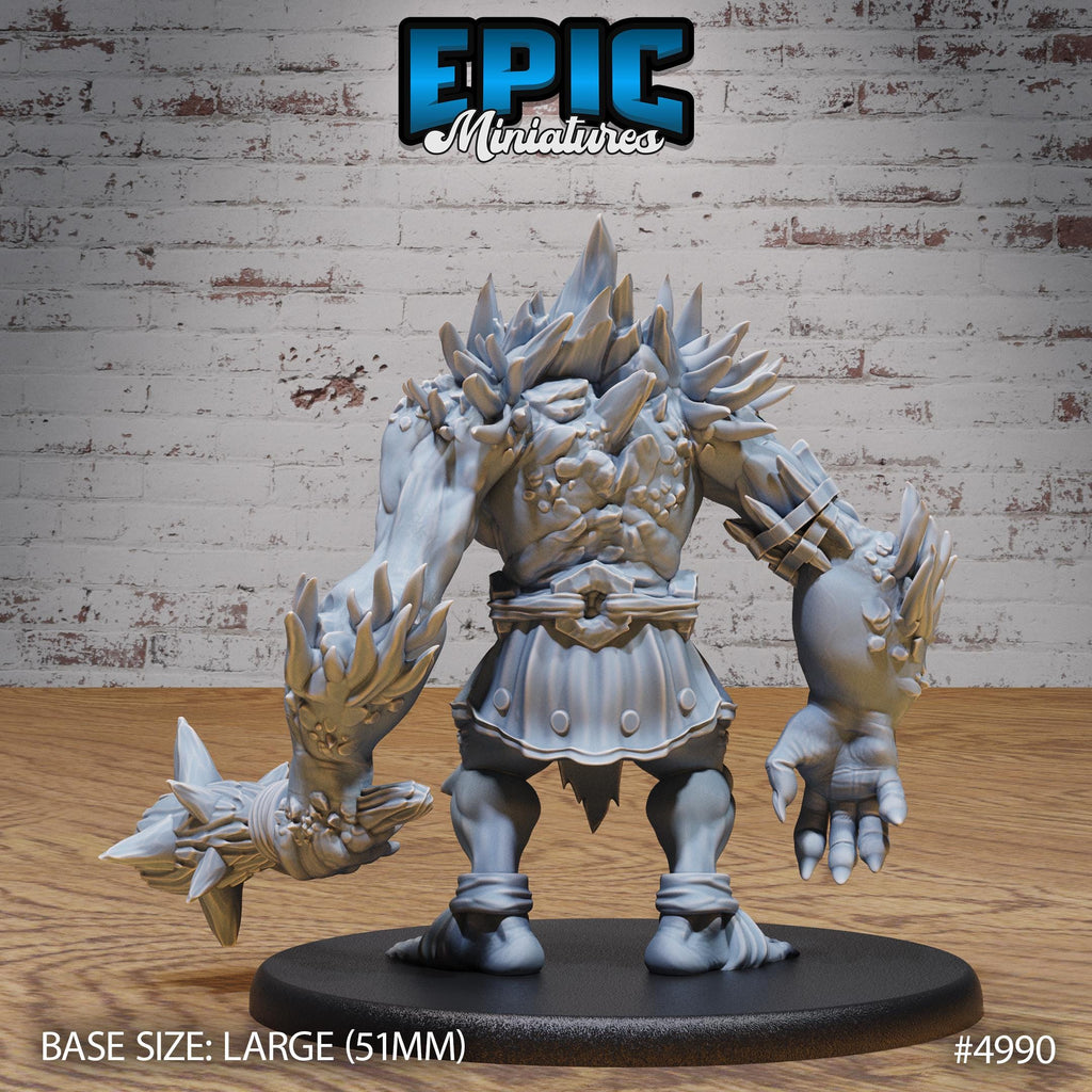 Savage Troll Option #4990 back DND miniature Savage Attack 16k resin