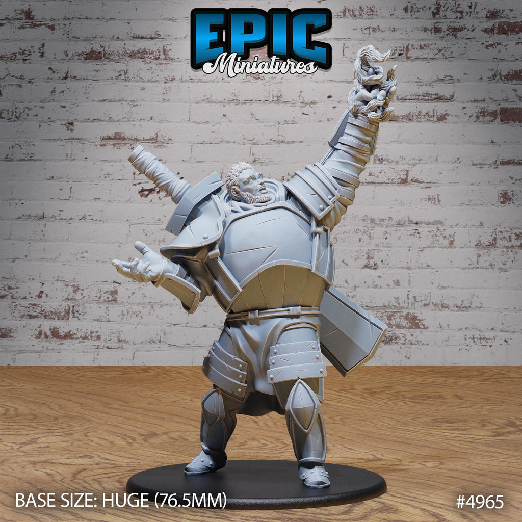 Fire Giant Option #4965 front DND miniature Savage Attack 16k resin