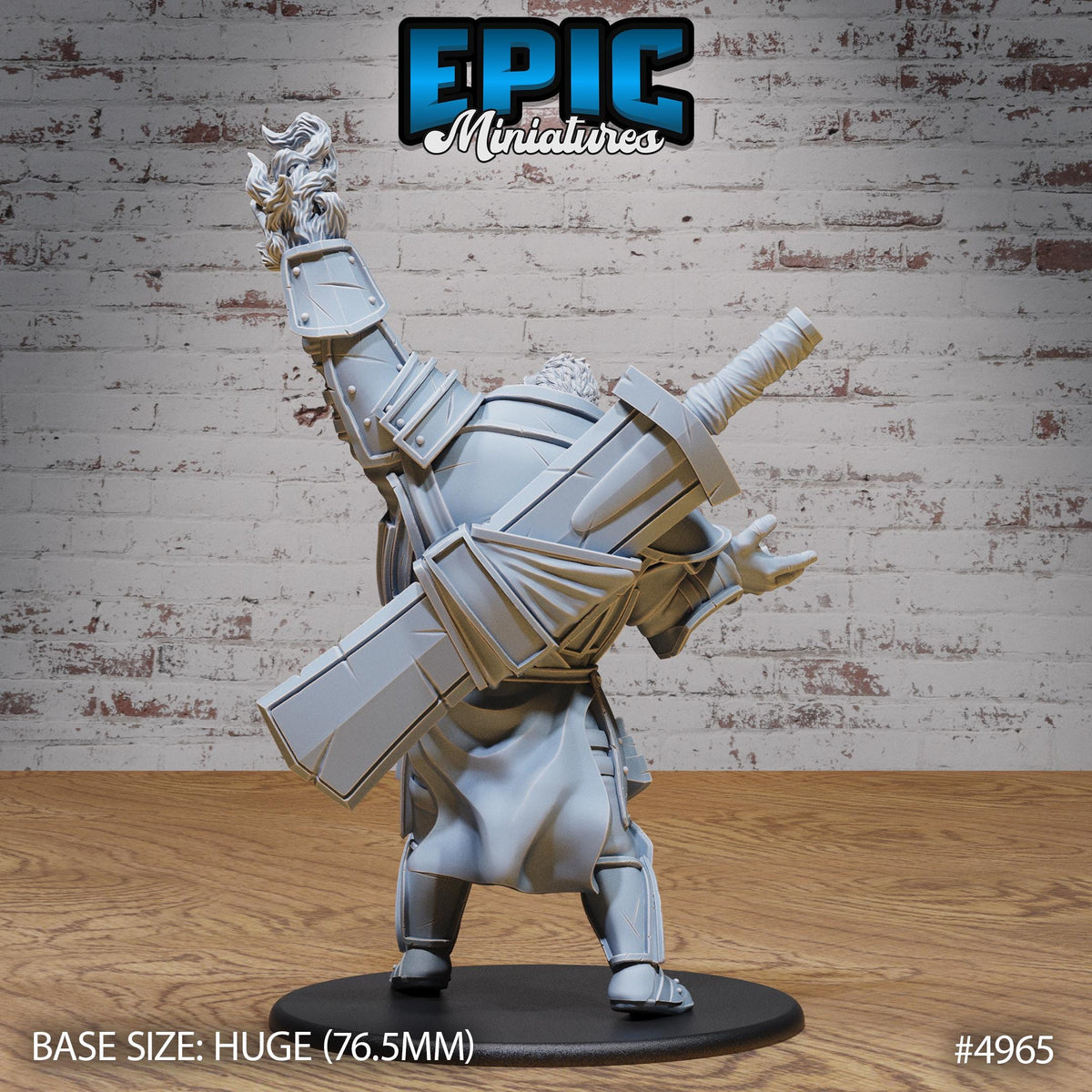 Fire Giant Option #4965 back DND miniature Savage Attack 16k resin