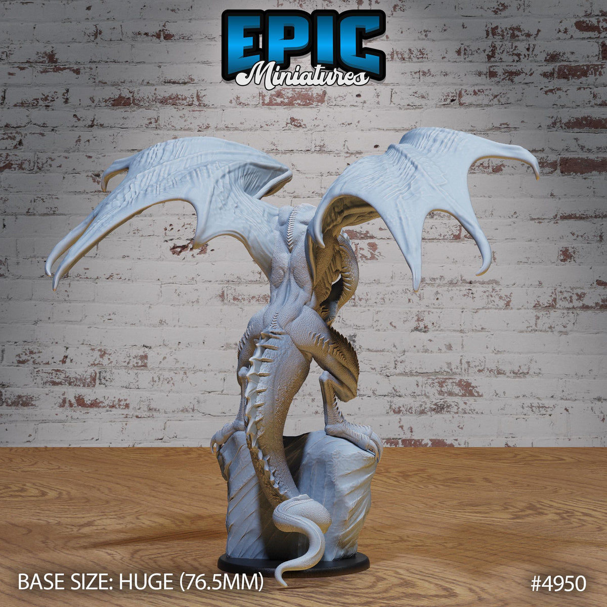 Inferno Wyvern DND miniature Savage Attack photo 2