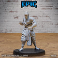 Martial Arts Monk Option #4938 front DND miniature Legends of the East 16k resin