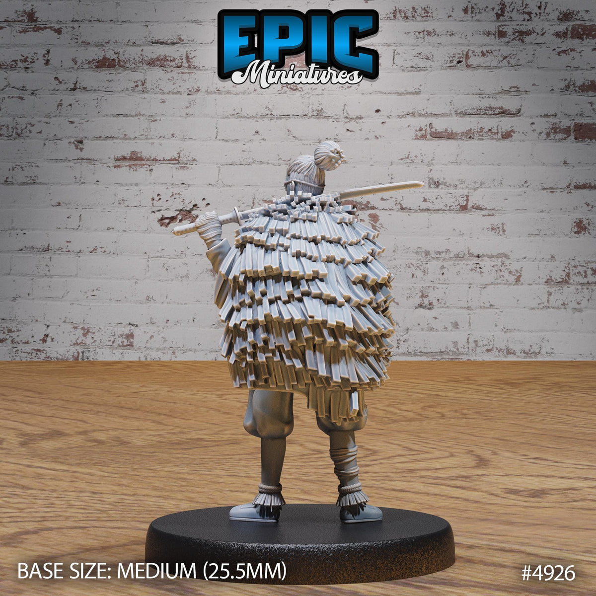 Legendary Ronin Option #4926 back DND miniature Legends of the East 16k resin