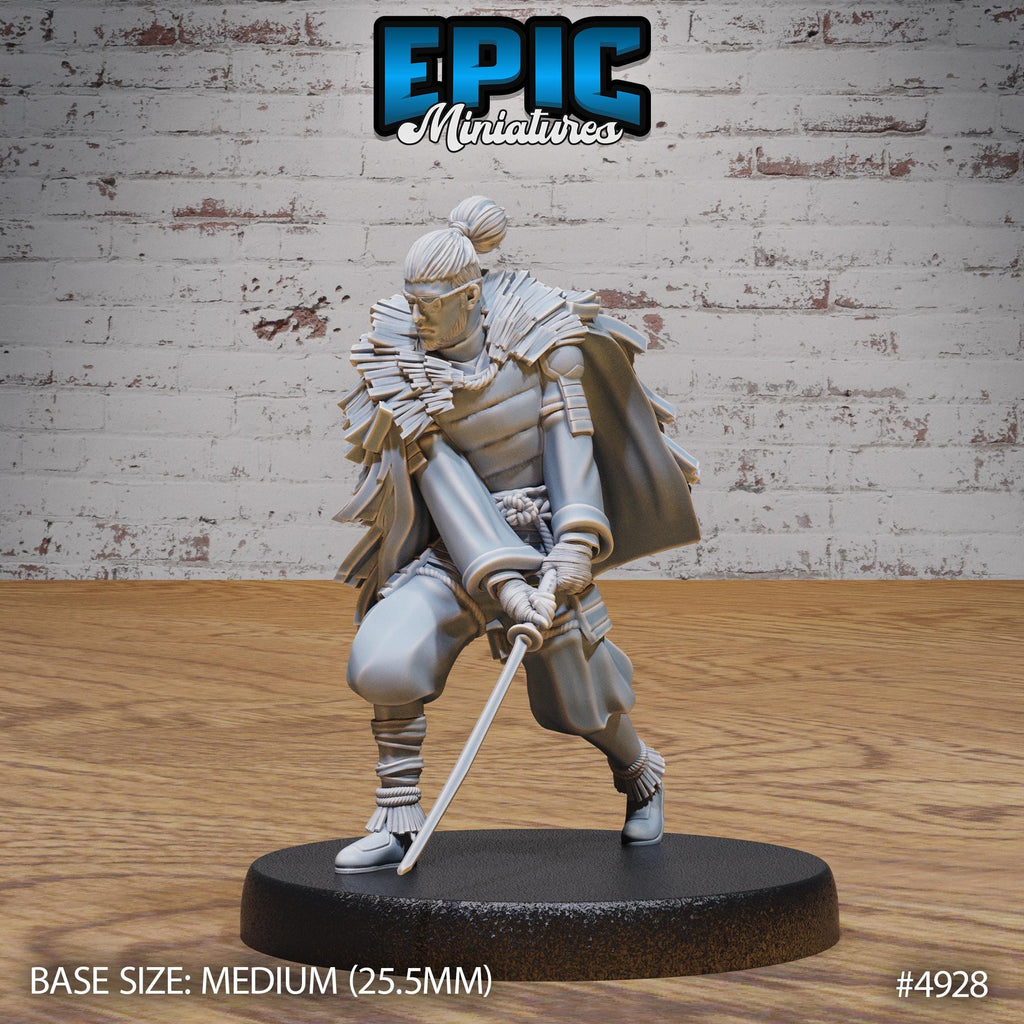 Legendary Ronin Option #4928 front DND miniature Legends of the East 16k resin