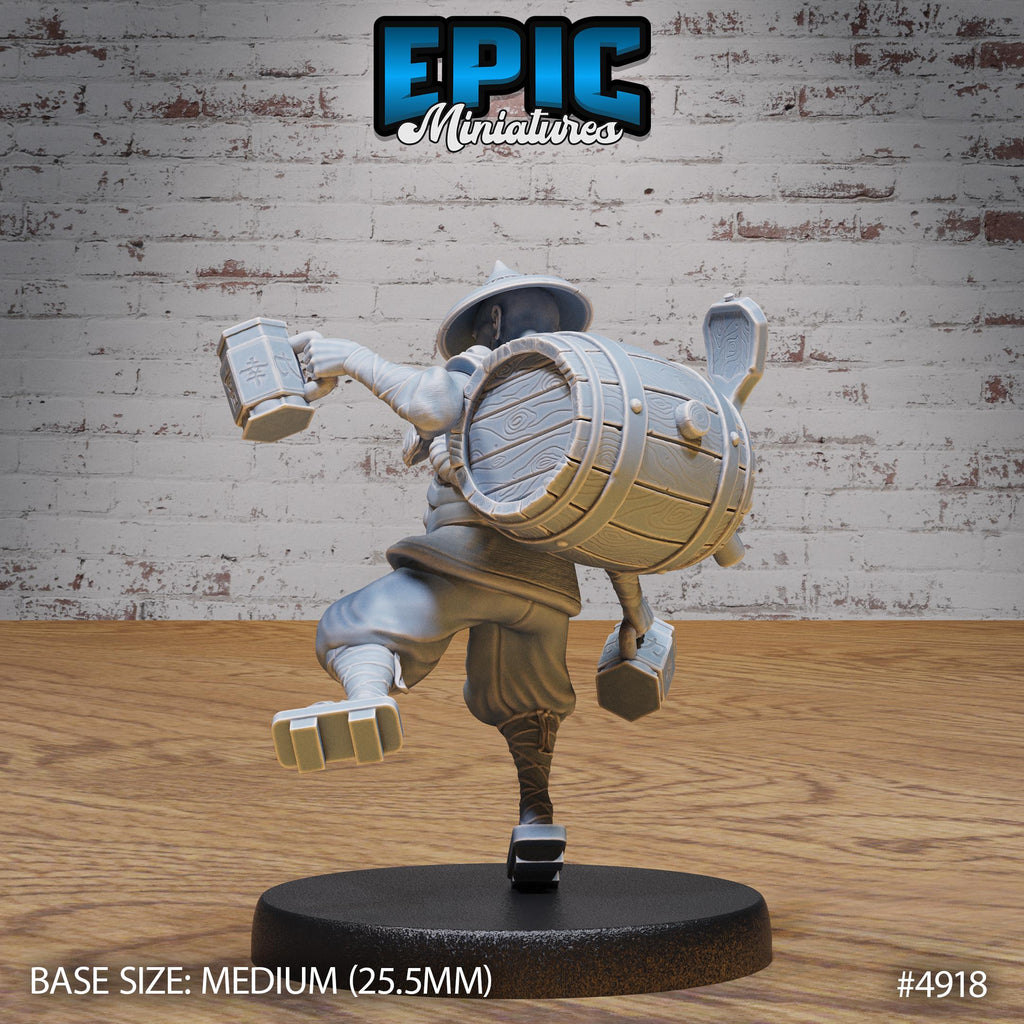 Drunk Master Option #4918 back DND miniature Legends of the East 16k resin