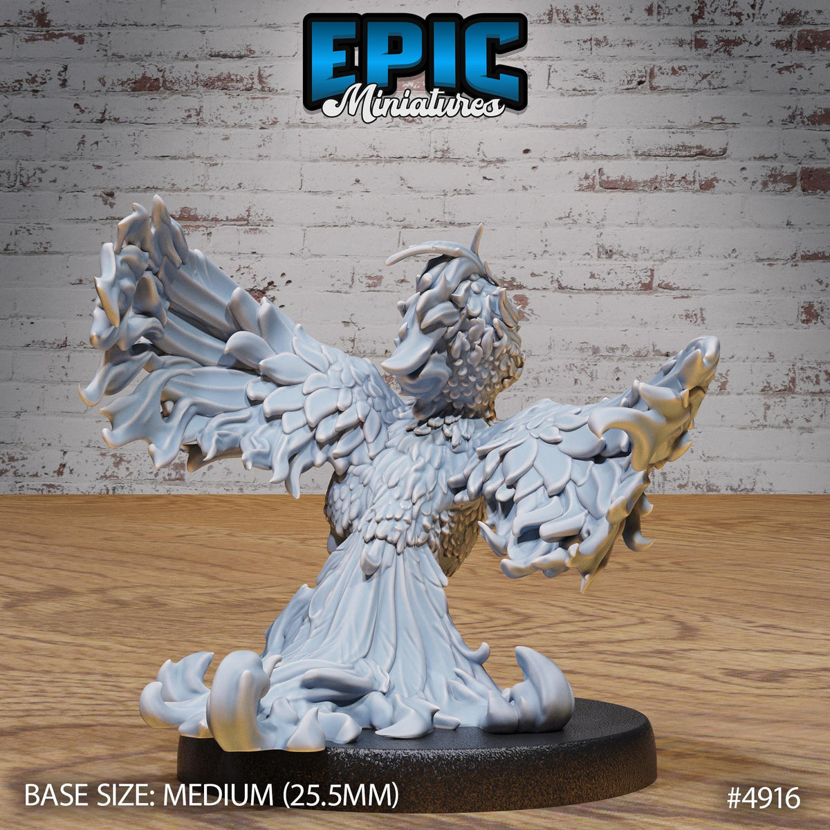 Phoenix Hatchling Option #4915 front DND miniature Legends of the East 16k resin