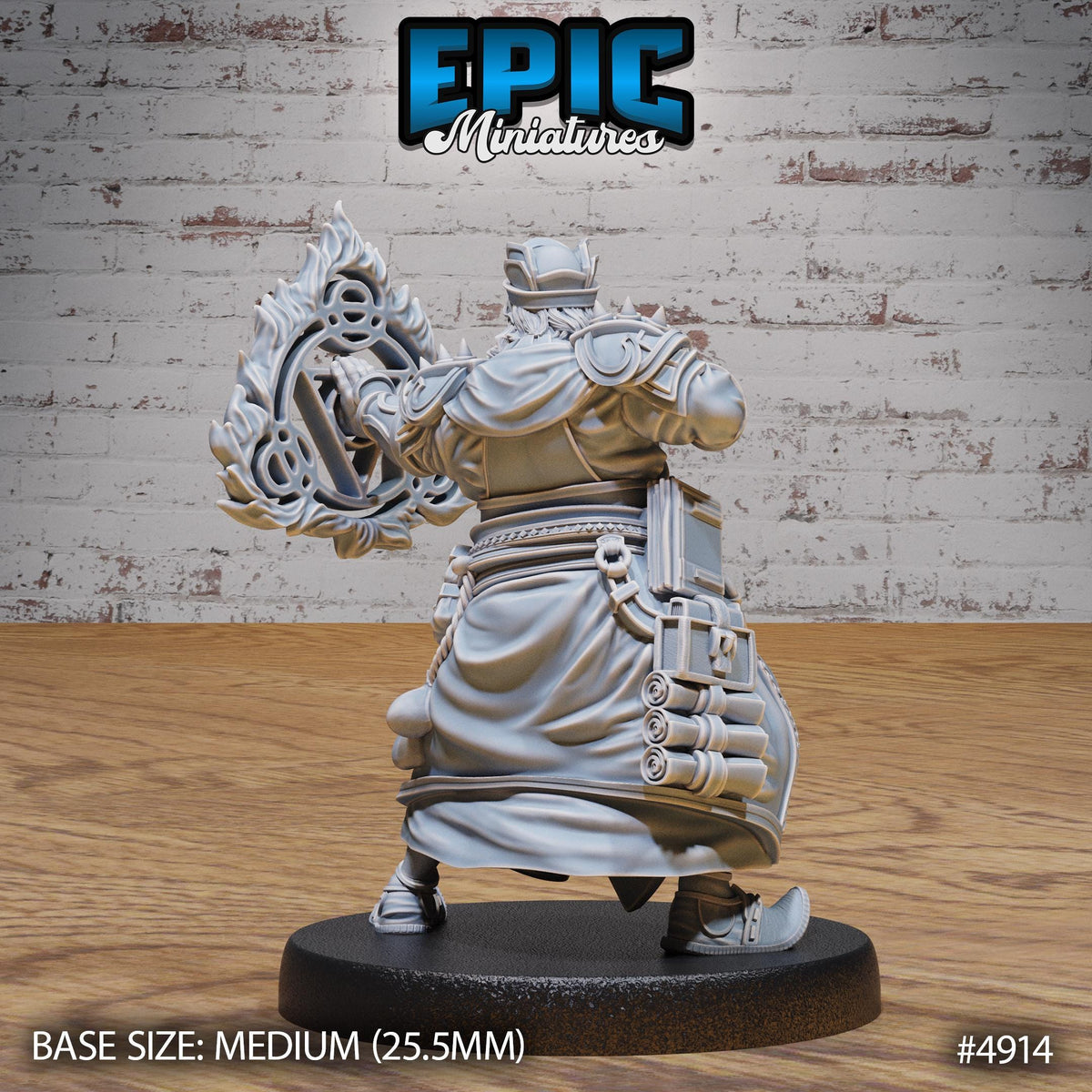 False Emperor Option #4914 back DND miniature Legends of the East 16k resin