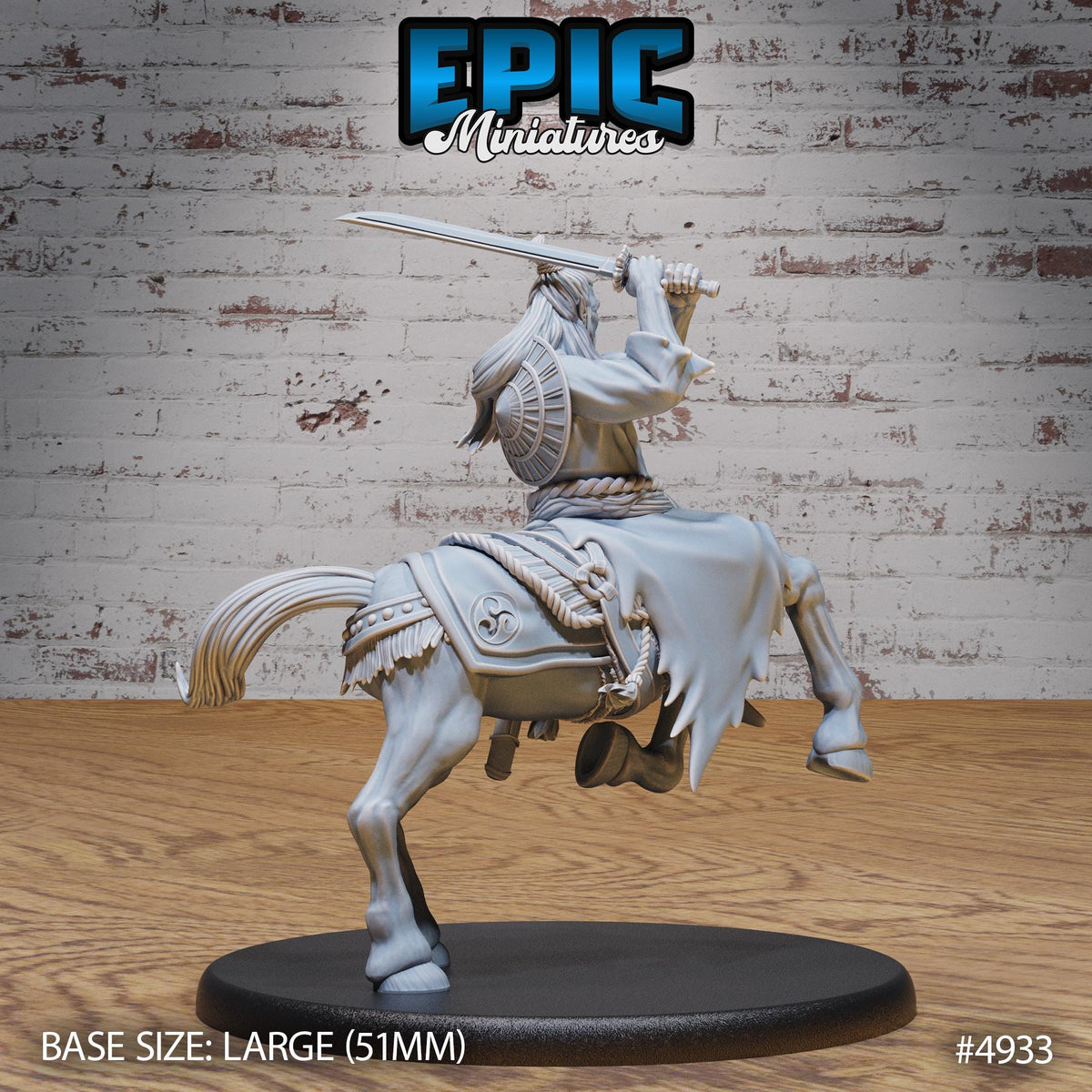 Bushi Centaur Option #4933 back DND miniature Legends of the East 16k resin