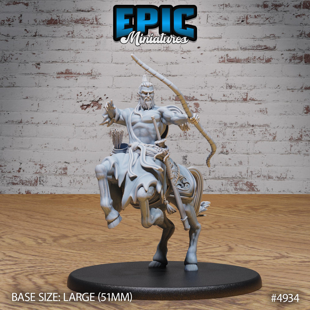 Bushi Centaur Option #4934 front DND miniature Legends of the East 16k resin
