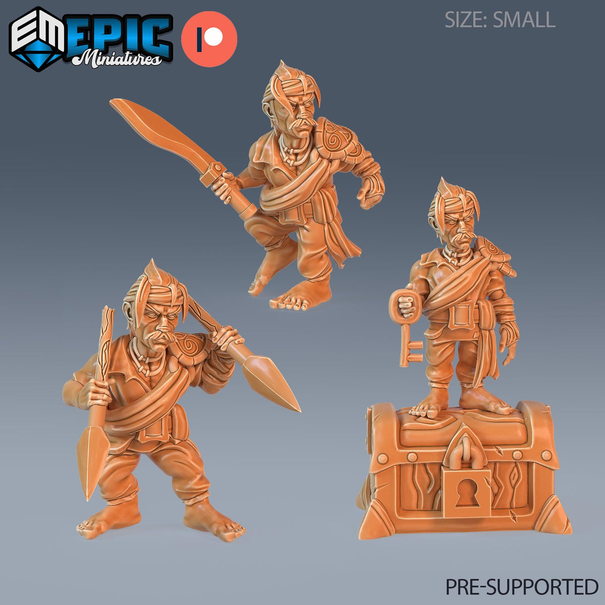 Gnome Pirate DND miniatures group photo Treasure Hunt