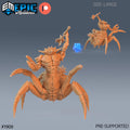 Crab People Option #1909 front DND miniature Treasure Hunt 16k resin