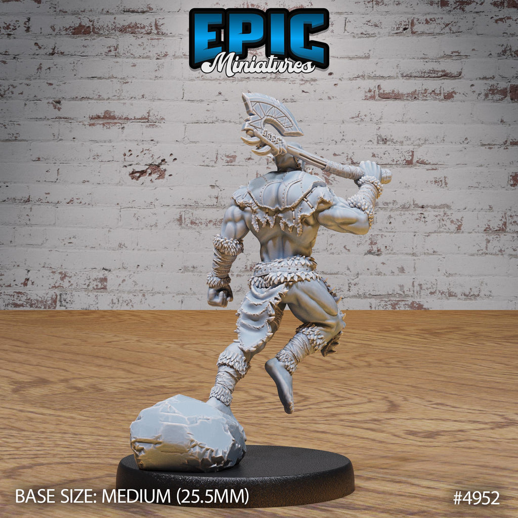 Orc Warrior Option #4952 back DND miniature Savage Attack 16k resin