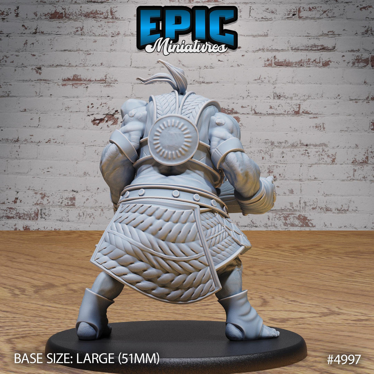 Orog Female Option #4997 back DND miniature Savage Attack 16k resin