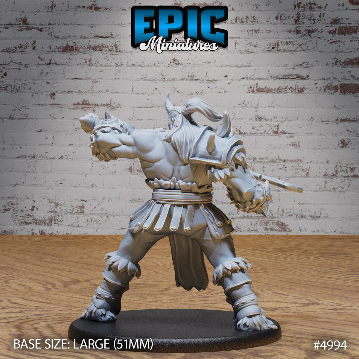 Ogrillon Option #4994 back DND miniature Savage Attack 16k resin