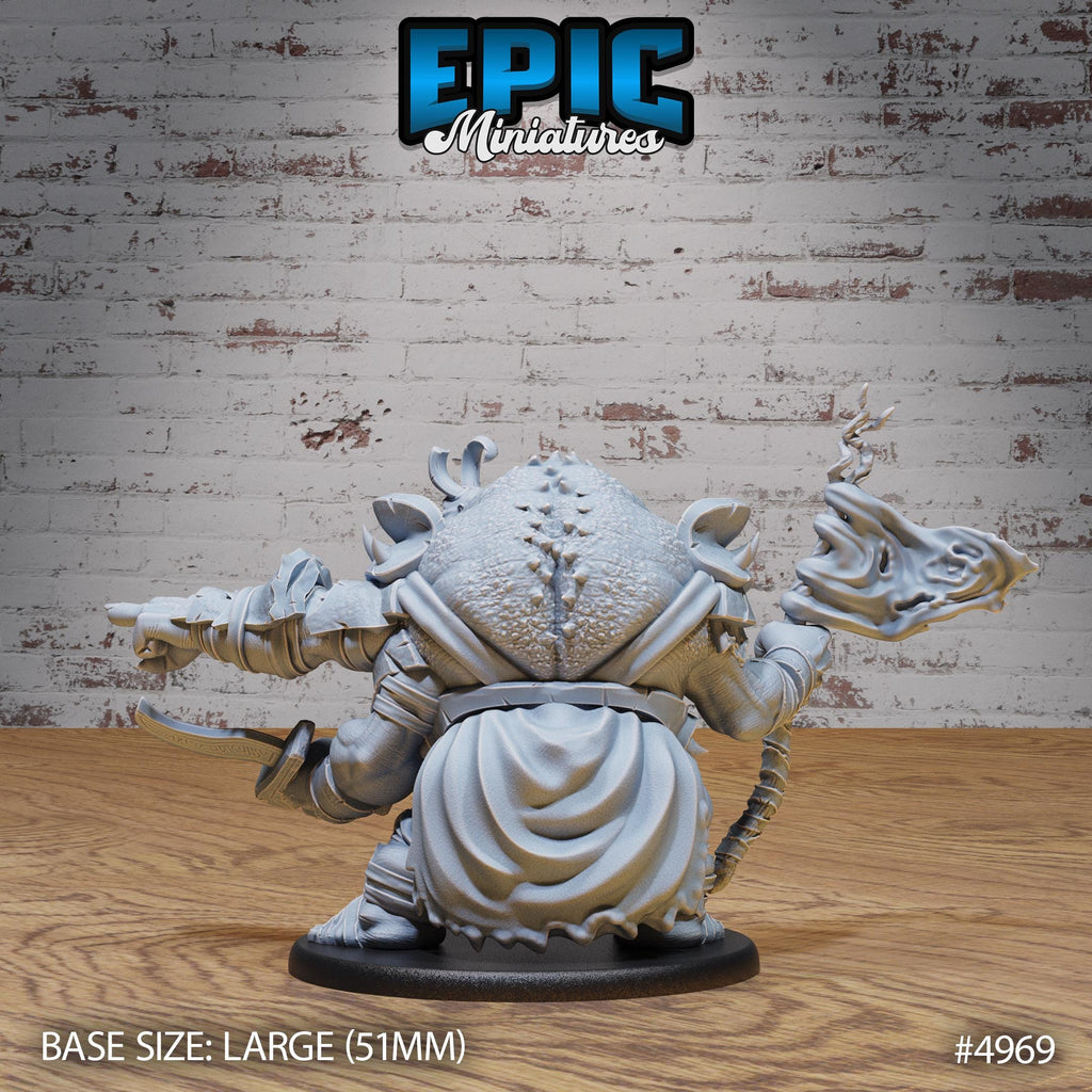 Ettin Mutant General Option #4969 back DND miniature Savage Attack 16k resin