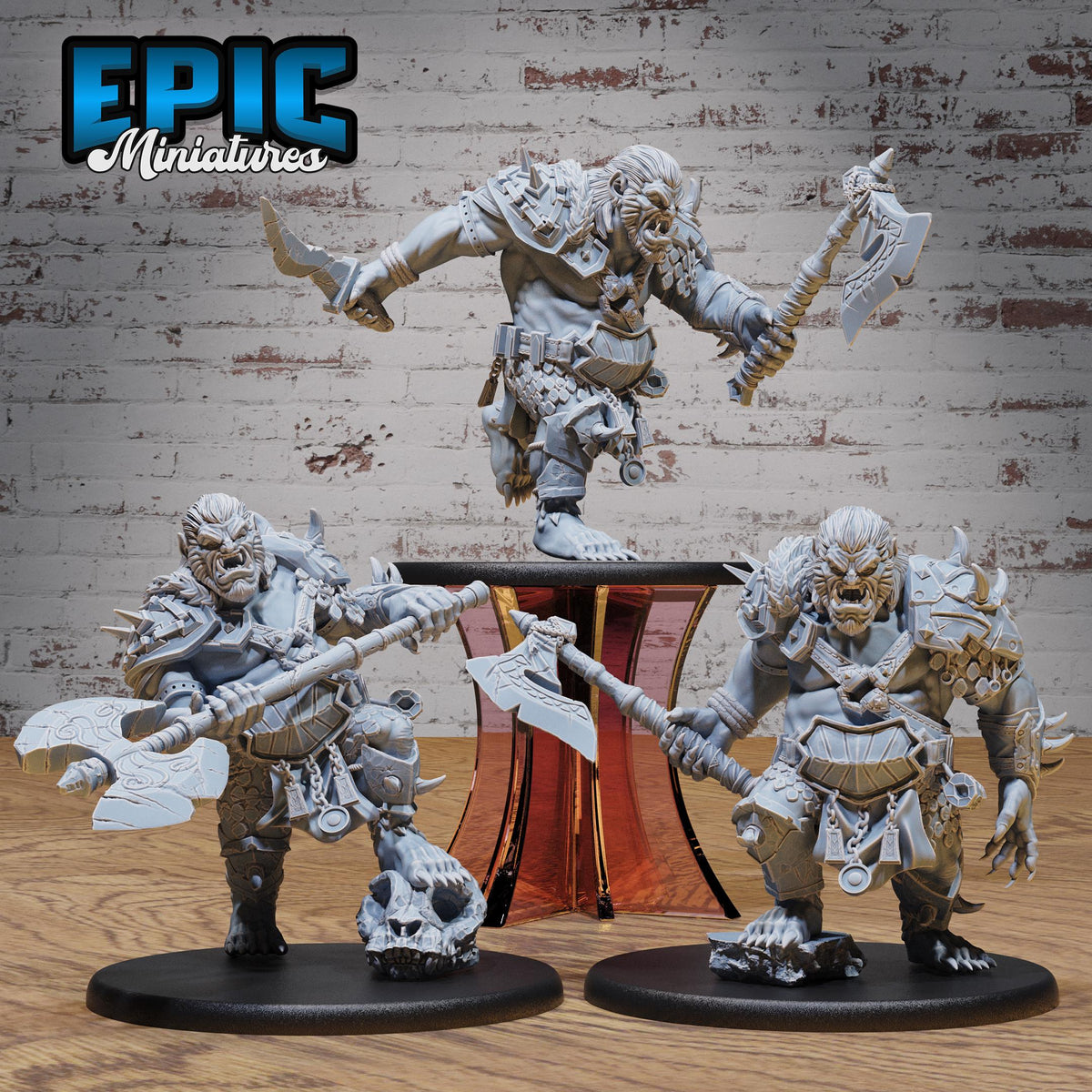Bugbear Raider Set of 3 DND miniatures group photo Savage Attack