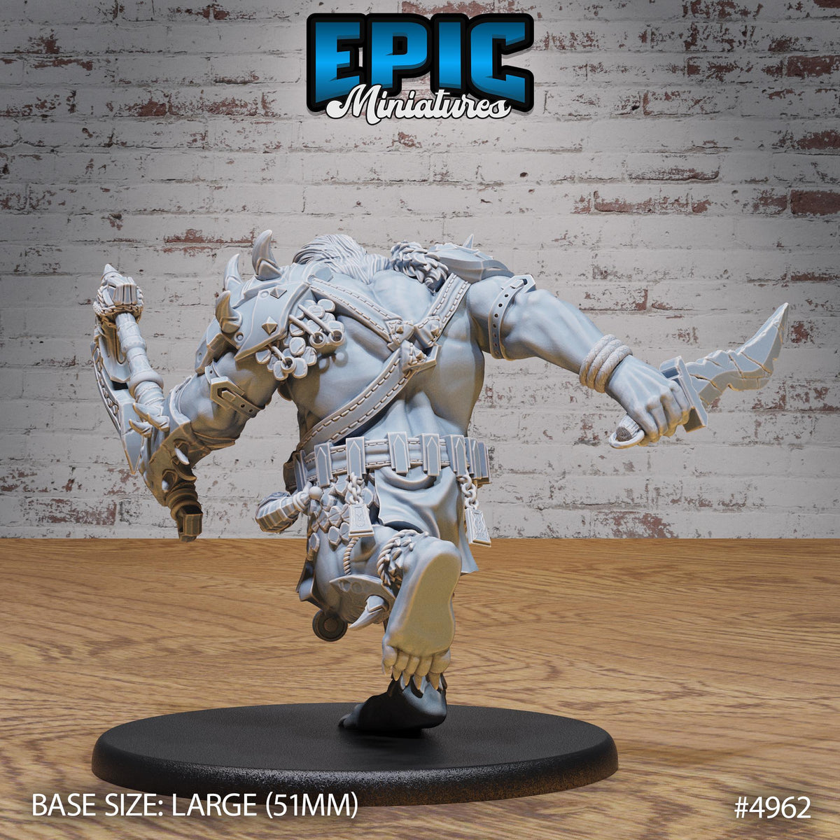 Bugbear Raider Option #4962 back DND miniature Savage Attack 16k resin