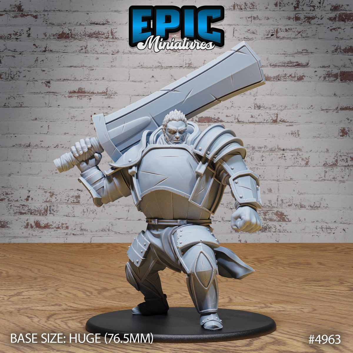 Fire Giant Option #4963 front DND miniature Savage Attack 16k resin
