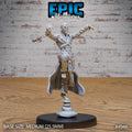 Monk Adventurer Male Option #4946 front DND miniature Legends of the East 16k resin