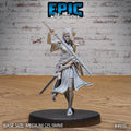 Samurai Woman Option #4935 front DND miniature Legends of the East 16k resin