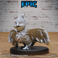 Phoenix Hatchling 50mm height upscale Option #4915 front DND miniature Legends of the East 16k resin