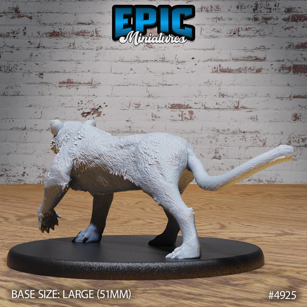 Tiger Option #4925 back DND miniature Legends of the East 16k resin