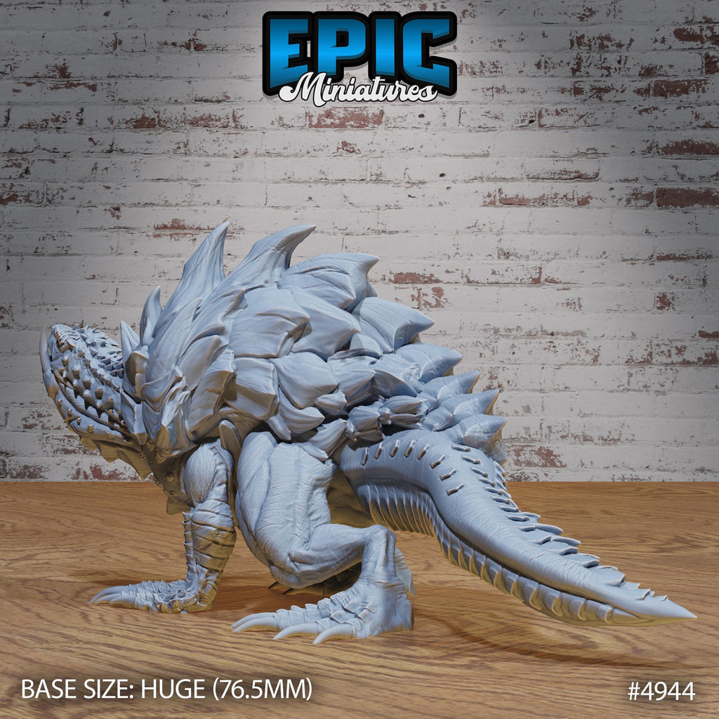 Turtle Zilla Option #4944 back DND miniature Legends of the East 16k resin