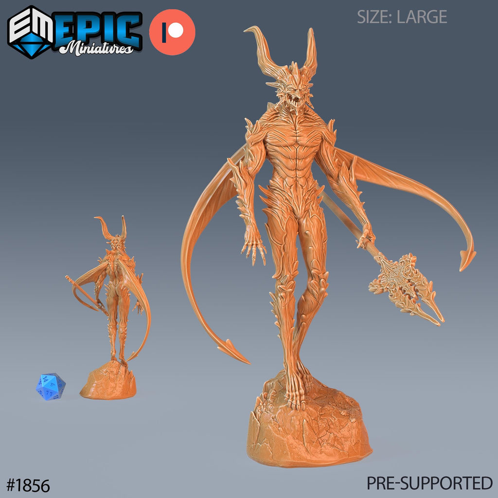 Arch Devil Option #1856 front DND miniature Deadly Sins 16k resin