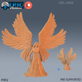 Corrupted Seraphim Angel Option #1812 front DND miniature Deadly Sins 16k resin