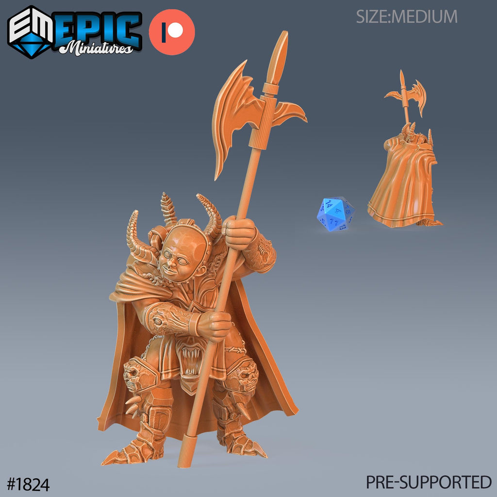 Legion Devil Option #1824 front DND miniature Deadly Sins 16k resin