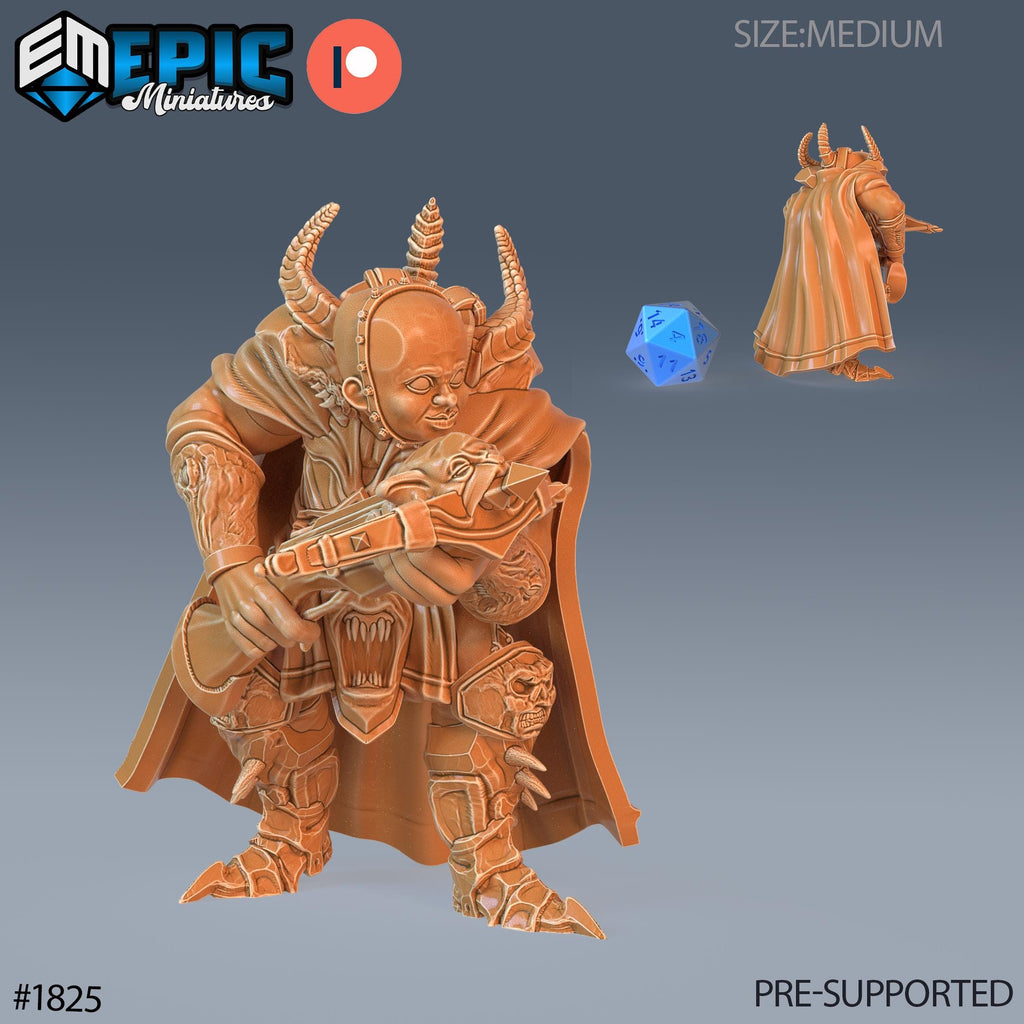 Legion Devil Option #1825 front DND miniature Deadly Sins 16k resin