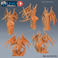 Devil Duke Set of 5 DND miniatures group photo Deadly Sins