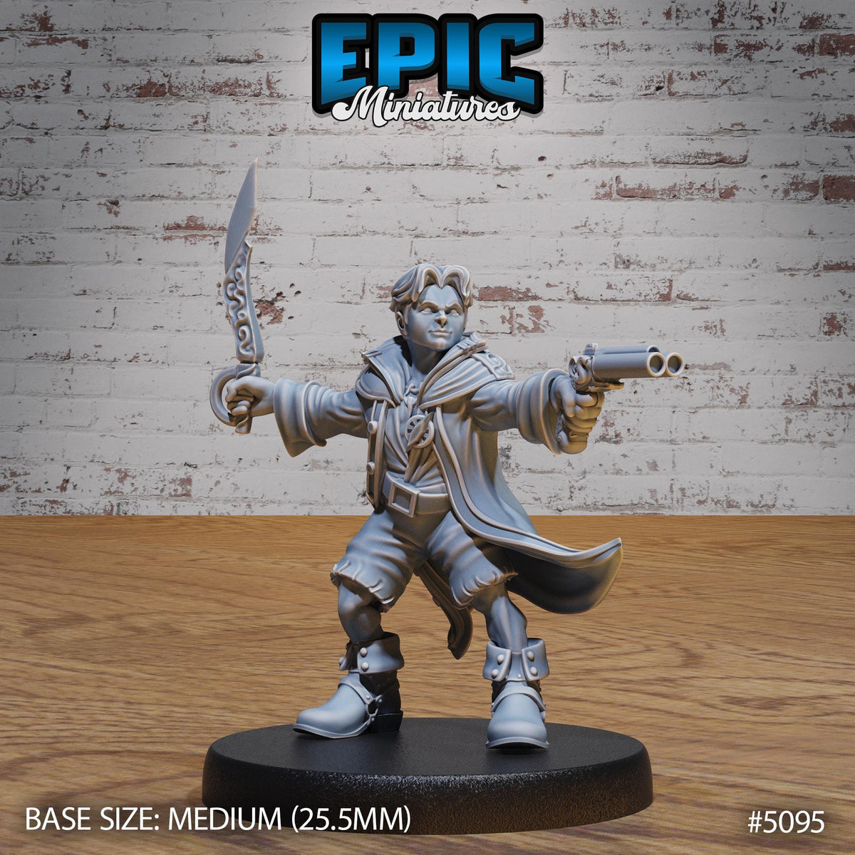 Young Halfling Cabin Boy Option #5095 front DND miniature Halfling Meadows 16k resin