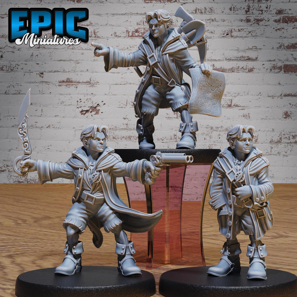 Young Halfling Cabin Boy Set of 3 DND miniatures group photo Halfling Meadows