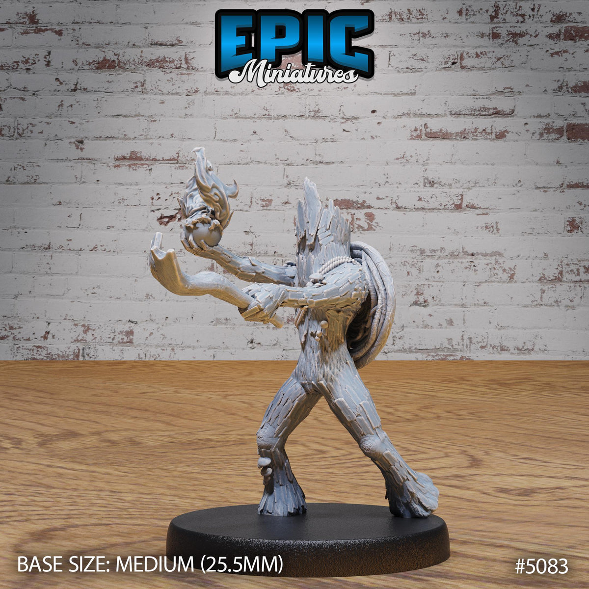 Wood Woad Option #5083 front DND miniature Halfling Meadows 16k resin