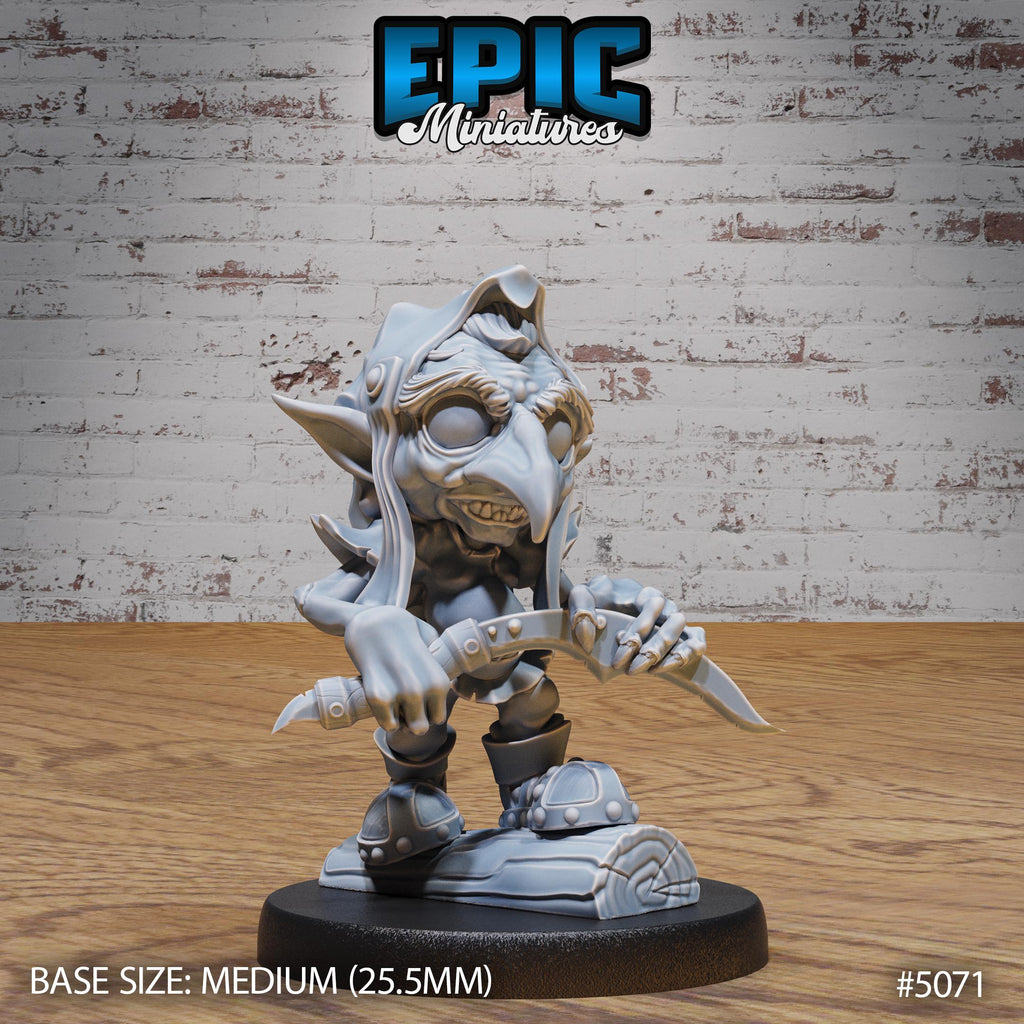 Red Cap Option #5071 front DND miniature Halfling Meadows 16k resin