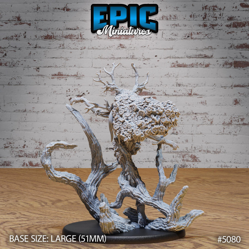 Treant Female Option #5080 back DND miniature Halfling Meadows 16k resin