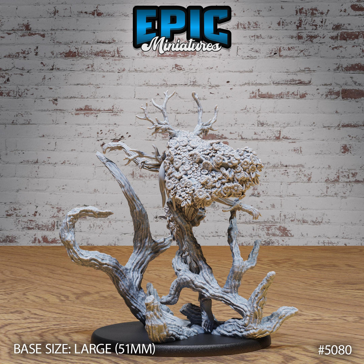 Treant Female Option #5080 back DND miniature Halfling Meadows 16k resin
