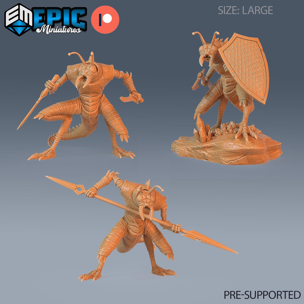 Ice Devil Set of 3 DND miniatures group photo Deadly Sins
