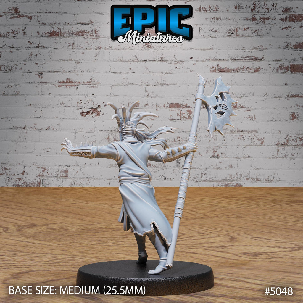 High Warlock Option #5048 back DND miniature Hells Wrath 16k resin