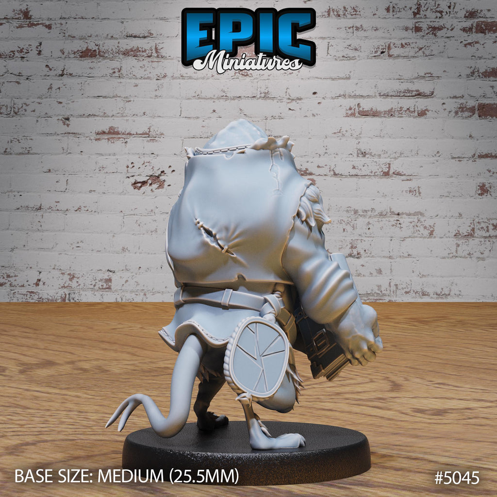 Hunchback Fiend Option #5045 back DND miniature Hells Wrath 16k resin