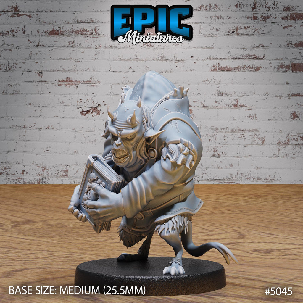 Hunchback Fiend Option #5045 front DND miniature Hells Wrath 16k resin