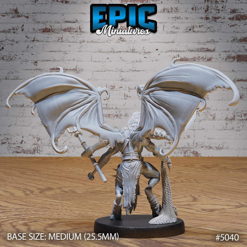 Pit Fighter Devil Option #5040 back DND miniature Hells Wrath 16k resin